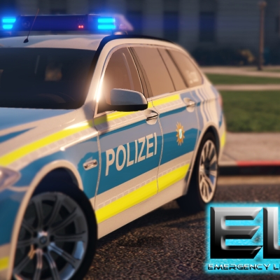 GTA 5 FiveM Mod - BMW 530D Polizei Bayern Style - (ELS) PC Download