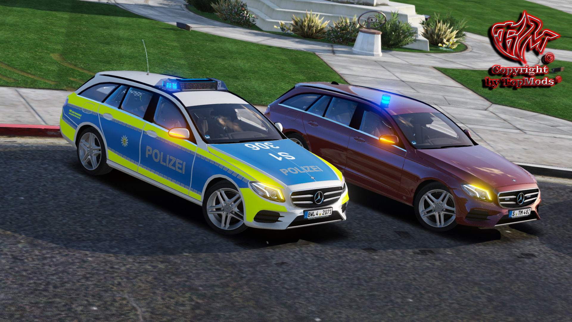 M.B. EKlasse Polizei BadenWürttemberg V1.0.0 +Addon (Pol, Kripo, Zivil & Taxi) [ELS
