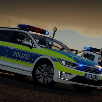 GTA 5 Mod - VW Passat B8 GTE DBS 4K Polizei Hannover - (ELS Addon OIV) PC Download