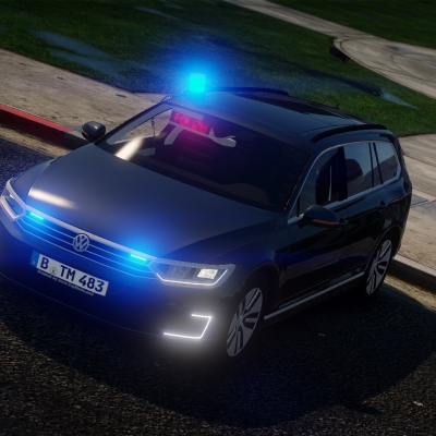 GTA 5 Mod - VW Passat B8 GTE Kripo - (ELS OIV) PC Download