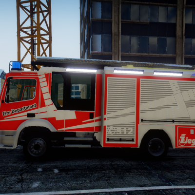 GTA 5 Mod - Mercedes-Benz Atego HLF 912 Ziegler - (Script + Sirens) PC Download
