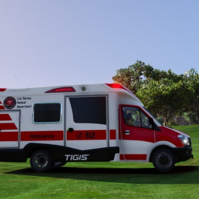 GTA 5 Mod - Mercedes-Benz Sprinter Facelift RTW TIGIS LSMD - PC Download
